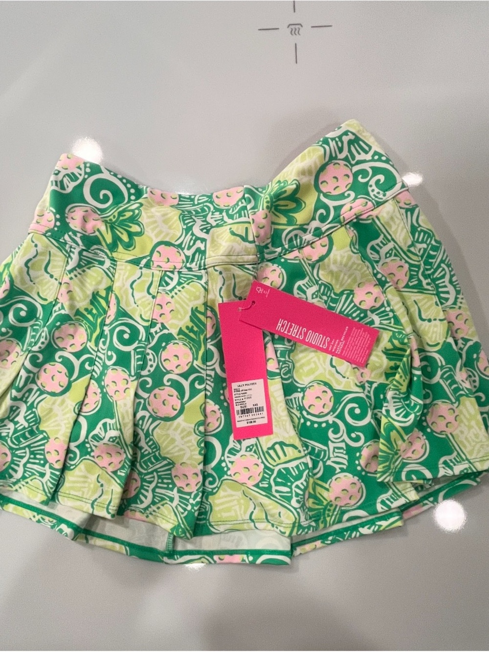 Lilly Pulitzer Spearmint in a Pickle Pattern Skort